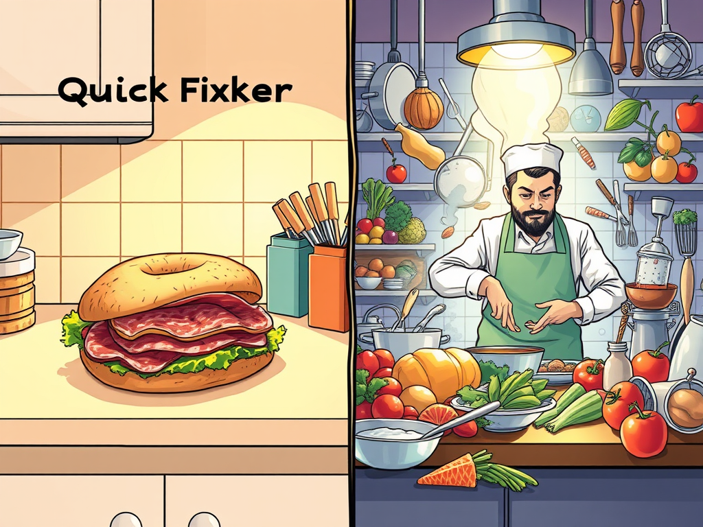 Lunch Wars: The Quick Fixer vs. The Culinary&nbsp;Maestro